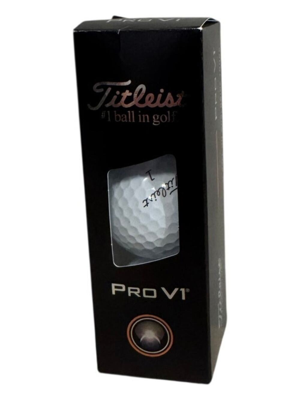 Titleist Pro V1 Golf Balls Sleeve of 3 White Golf Balls Gift